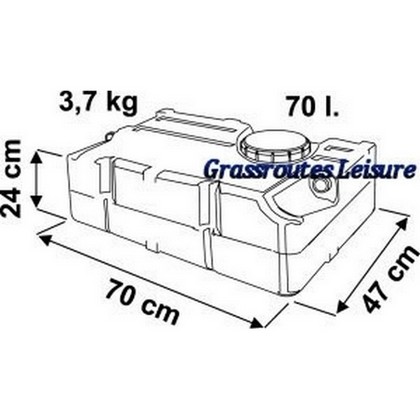 Fiamma 70 Litre Water Tank