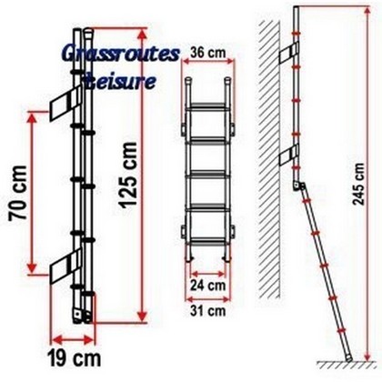 Fiamma Deluxe 5D Ladder