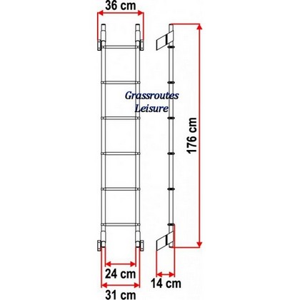 Fiamma Deluxe 6 External Ladder