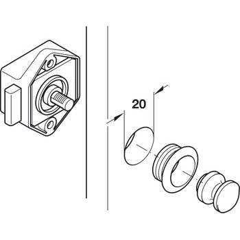 Brown Lock/Chrome Fittings
