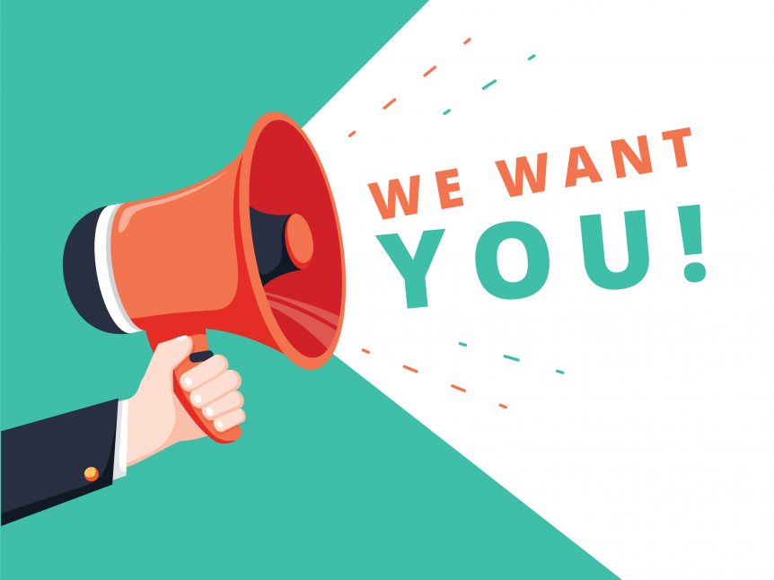 We are recruiting ...