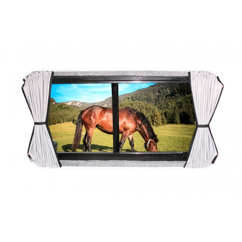 GoW Mercedes Sprinter Curtains Curtain Track and Curtains