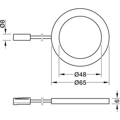 LED Downlight 12V supercedes 30366W