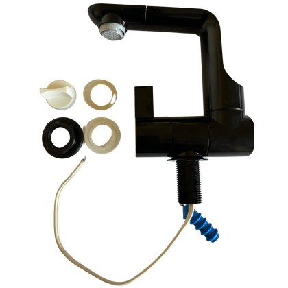 Comet ARONA Fold Down All Black Tap Single Lever or Mixer Comet ARONA Fold Down All Black Tap Single Lever or Mixer