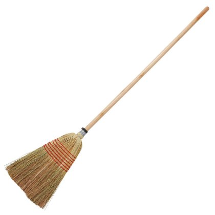 Natural Corn Broom : Large Natural Corn Broom : Large