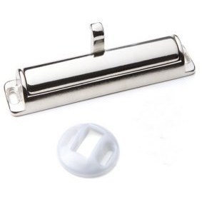 Baldacci Nickel Concealed Pull Handle with catch Baldacci Nickel Concealed Pull Handle with catch