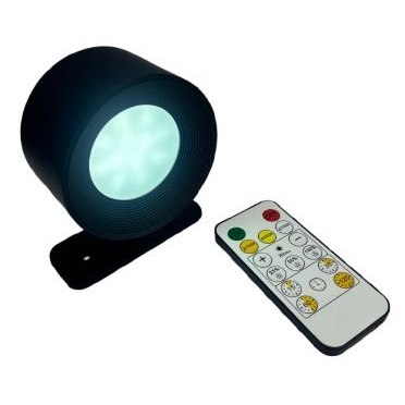 ORB rechargeable LED adjustable wall light available in White or Black
