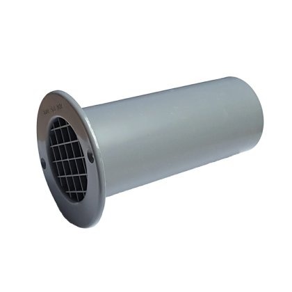 Drop Vent 75 mm Dia. 130 mm Tail : Mid Grey Drop Vent 75 mm Dia. 130 mm Tail : Mid Grey