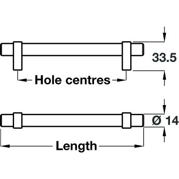 Metal Bar Handle Metal Bar Handle