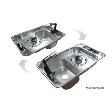 CAN FL1323GP Rectangular One Burner Hob/Sink Combi - Temporarily Out Of Stock