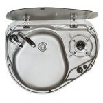 Replacement Glass Lid for Dometic/Smev MO8800 - 1 Burner Hob/Sink