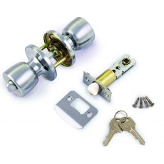 Entrance Lock Knob Set 70 mm Steel Entrance Lock Knob Set 70 mm Steel