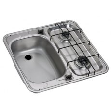 DOMETIC HS2460L - 2 Burner Sink/Hob Combination