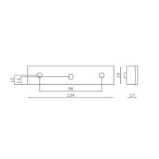 Baldacci ABS Locking Pull Open Handle (V269) Baldacci ABS Locking Pull Open Handle (V269)