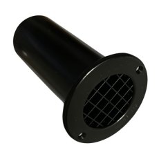 Drop Vent 75 mm Dia. 120 mm Tail : Black Drop Vent 75 mm Dia. 120 mm Tail : Black