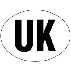 W4 Oval UK Stickers W4 Oval UK Stickers