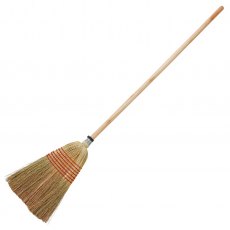 Natural Corn Broom : Large Natural Corn Broom : Large