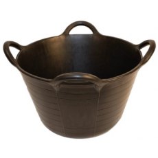 Black Rubber 4 Handled Bucket Black Rubber 4 Handled Bucket