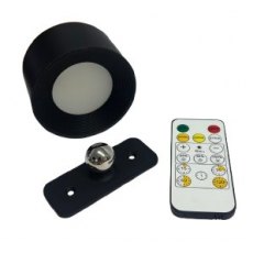 ORB rechargeable LED adjustable wall light available in White or Black