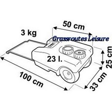 Fiamma Fresh Water Roll Tank - 23 litres