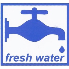 Fresh Water Adhesive Label/Sticker Fresh Water Adhesive Label/Sticker