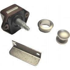 Push Button Lock 15 mm - Brown Lock Push Button Lock 15 mm - Brown Lock