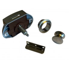 Push Button Lock 22 mm - Grey Lock Push Button Lock 22 mm - Grey Lock