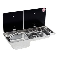 CAN FL1401/FL1402 Two Burner Hob/Sink Combi - TWIN LID CAN FL1401/FL1402 Two Burner Hob/Sink Combi - TWIN LID