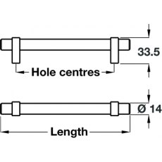 Metal Bar Handle