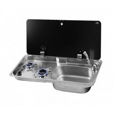 CAN FL1770/FL1780 Two Burner Hob/Sink Combi