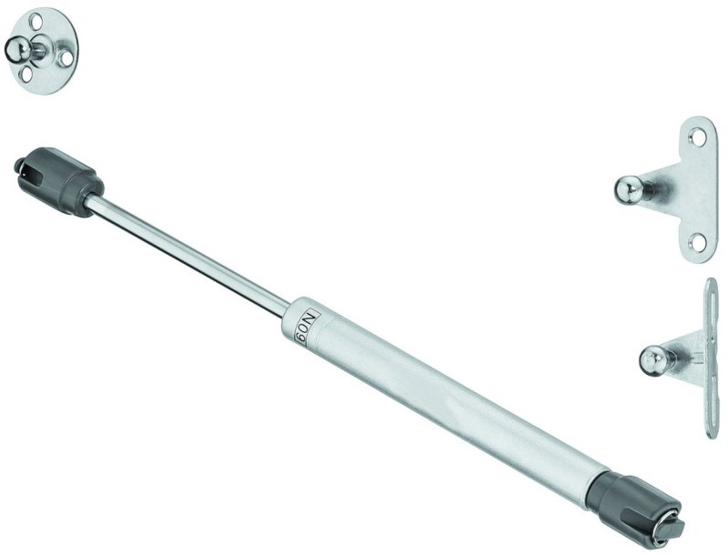 Budget Gas Sprung Door Strut & Bracket Budget Gas Sprung Door Strut & Bracket