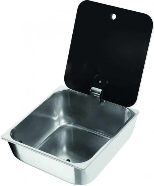 CAN  CAN LR1760 Rectangular Sink with Glass Lid (320 x 350 mm) - Temporarily out of stock