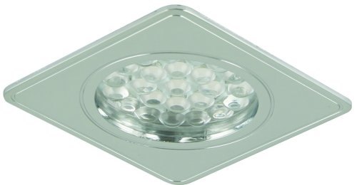Hafele LED Square recessed light, 12V/1.7W, Warm White