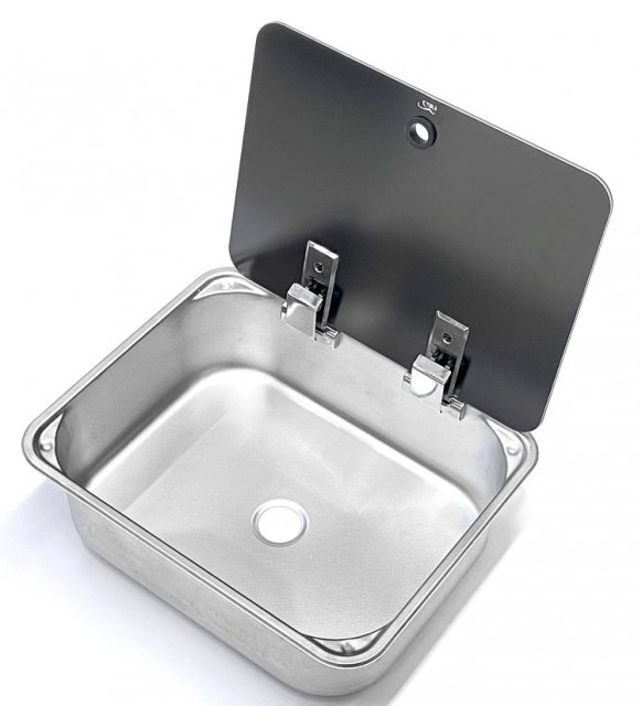 CAN  CAN LR1375 Sink with Glass Lid