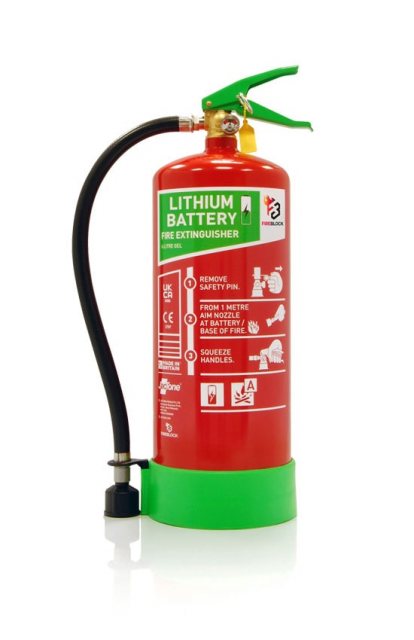 Jactone Lithium  Gel Fire Extinguisher : 6 litre