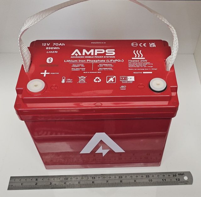 AMPS LH1270 Lithium Iron Phosphate Battery with Bluetooth AMPS LH1270 Lithium Iron Phosphate Battery with Bluetooth
