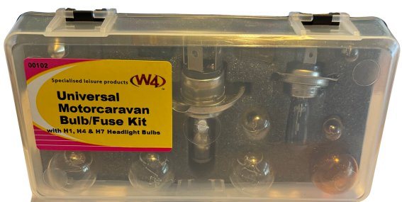 W4 Universal Motorcaravan Bulb/Fuse Kit W4 Universal Motorcaravan Bulb/Fuse Kit