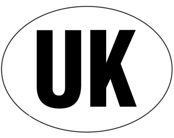 W4 Oval UK Stickers W4 Oval UK Stickers