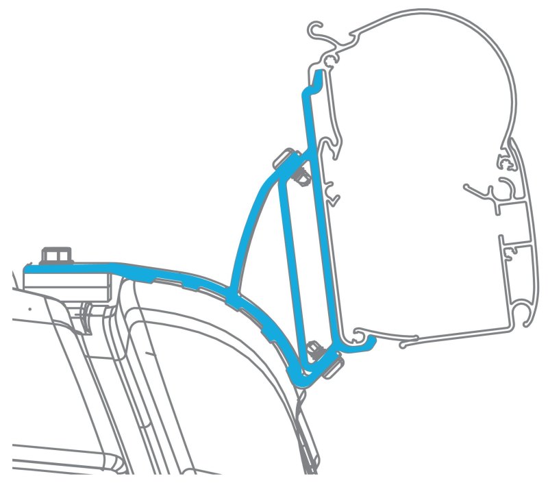 Awning Bracket T5/T6 for Dometic/Fiamma & Thule Awnings Awning Bracket T5/T6 for Dometic/Fiamma & Thule Awnings