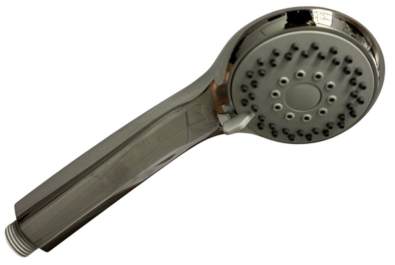 Plastic Shower Head with 3 Mode Spray : Chrome Plastic Shower Head with 3 Mode Spray : Chrome