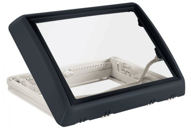 Dometic Midi HEKI Style Roof Vent (700 x 500) Grey