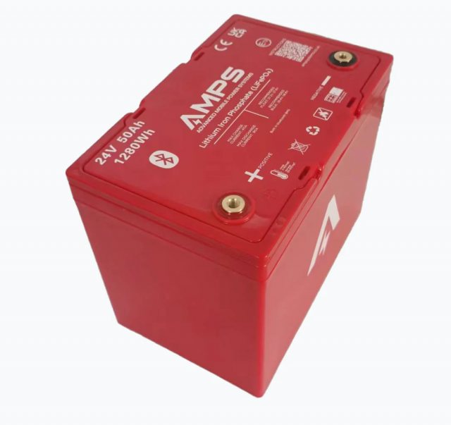 AMPS AL2450 Lithium Iron Phosphate Battery with Bluetooth