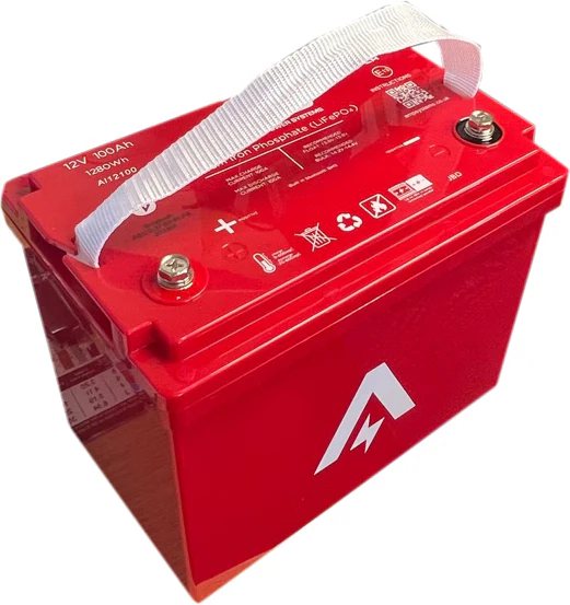 AMPS AL12100 Lithium Iron Phosphate Battery with Bluetooth