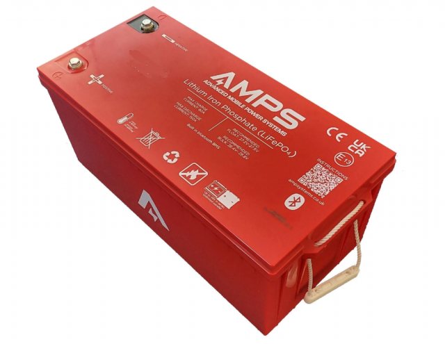 AMPS AL12300 Lithium Iron Phosphate Battery with Bluetooth AMPS AL12300 Lithium Iron Phosphate Battery with Bluetooth