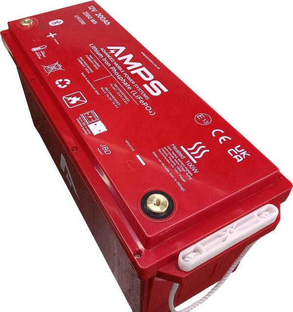 AMPS LH12200 Lithium Iron Phosphate Battery with Bluetooth AMPS LH12200 Lithium Iron Phosphate Battery with Bluetooth