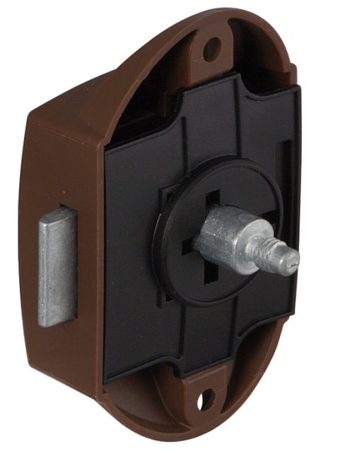 Single Large Lock Only (22 mm) Brown