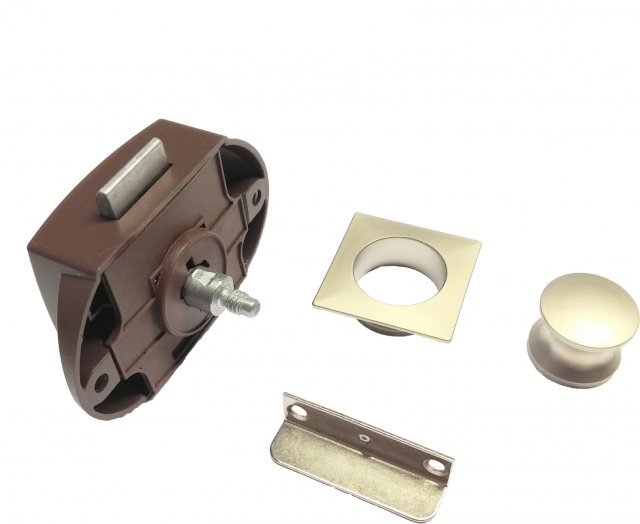 Square Push Button Lock