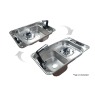 CAN FL1323GP Rectangular One Burner Hob/Sink CombI CAN FL1323GP Rectangular One Burner Hob/Sink CombI
