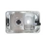 CAN FL1323GP Rectangular One Burner Hob/Sink CombI CAN FL1323GP Rectangular One Burner Hob/Sink CombI