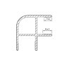 10 mm Radius Aluminium Corner Profile 10 mm Radius Aluminium Corner Profile